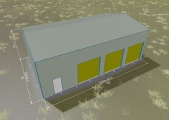 Steel Framed 30 x 50 x 16 Shop Kit, Warehouse Kit ON SALE NOW !!!
