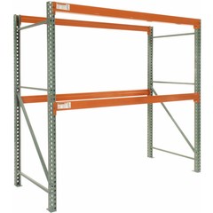 Global Industrial Teardrop Pallet Rack Starter 144″W X 48″D X 144″H 5970 Lbs.