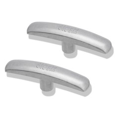 GLOBIZ RV Waste Water Valve Handles Replacement Fit for 1 2 Pack, Silver