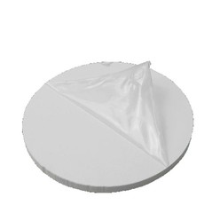 White PVC Round Board Circular Plastic Sheet Disc Thick3-30mm Dia20-300mm