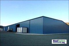 Steel Factory Mfg 60x100x20 Prefab Commercial Building Truck Storage Warehouse