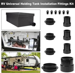 RV Universal Black Waste Water/Holding Tank Installation Fittings Kit,…