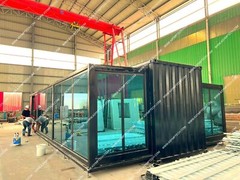 Prefabricated Dual Side Slideout 800 SQ. FT Container Building 40x20FT