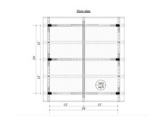 24’x24′ (576 sq.ft.) HEAVY TIMBER CARPORT FOR 2 VEHICLES CARS PREFAB WOOD CANOPY