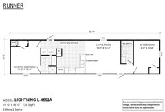 2023 13×56 2BR/2BA LIVE OAK Lighting Mobile Home 728 sqft -A/C-for ALL FLORIDA