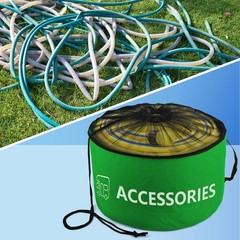 ERKOON Waterproof RV Hose Storage Bag of 9.84*17.7inch, Black, Yellow, Green