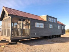 TINY HOME CABINS (CUSTOM BUILT) FOR YOUR PREPPED PROPERTY- ELEGANT RUSTIC CABINS