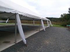 40 x 80 Commercial Canopy Clear Span Twin Tube Frame Outdoor Wedding Party Tent