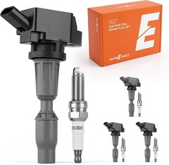 Autoexact Ignition Coil Iridium Spark Plug Hyundai Kia 4pc
