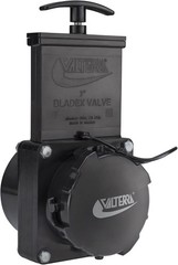 Valterra 3″ Stainless Steel RV Waste Dump Gate Valve w/Cap (1) 3 inch, Black