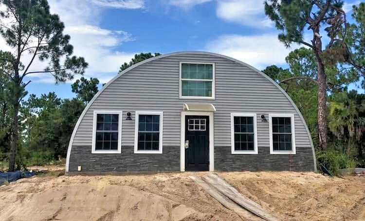 32x50x17 DuroSPAN Steel Building Quonest Home Homested Open Ends DIY Off Grid