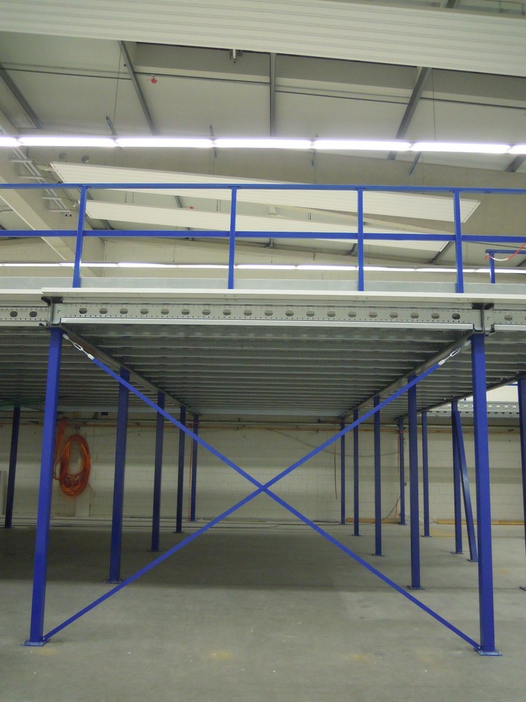 118×13 – 1534SQFT Mezzanine Floor, Including Bracing, Wood Flooring, 1 Staircase
