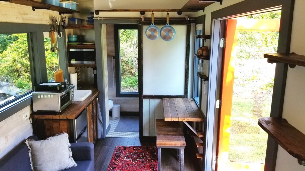 Turnkey Light-Filled Custom 8×20 Container Tiny Home – Giant Windows, Full Bath,