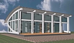 TIMBER FRAME LOUNGE KIT ENGINEERED GLT WOOD PREFAB DIY BUILDING CABIN 1000 sq.ft