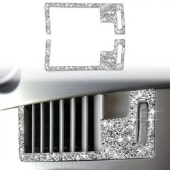 For Nissan 350Z 2006-2009 Car Center Ventilation Exhaust Outlet Diamond Sticker,