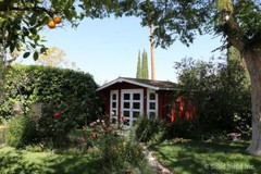 Bristhol 13×11 garden shed – natural wood prefab shed kit