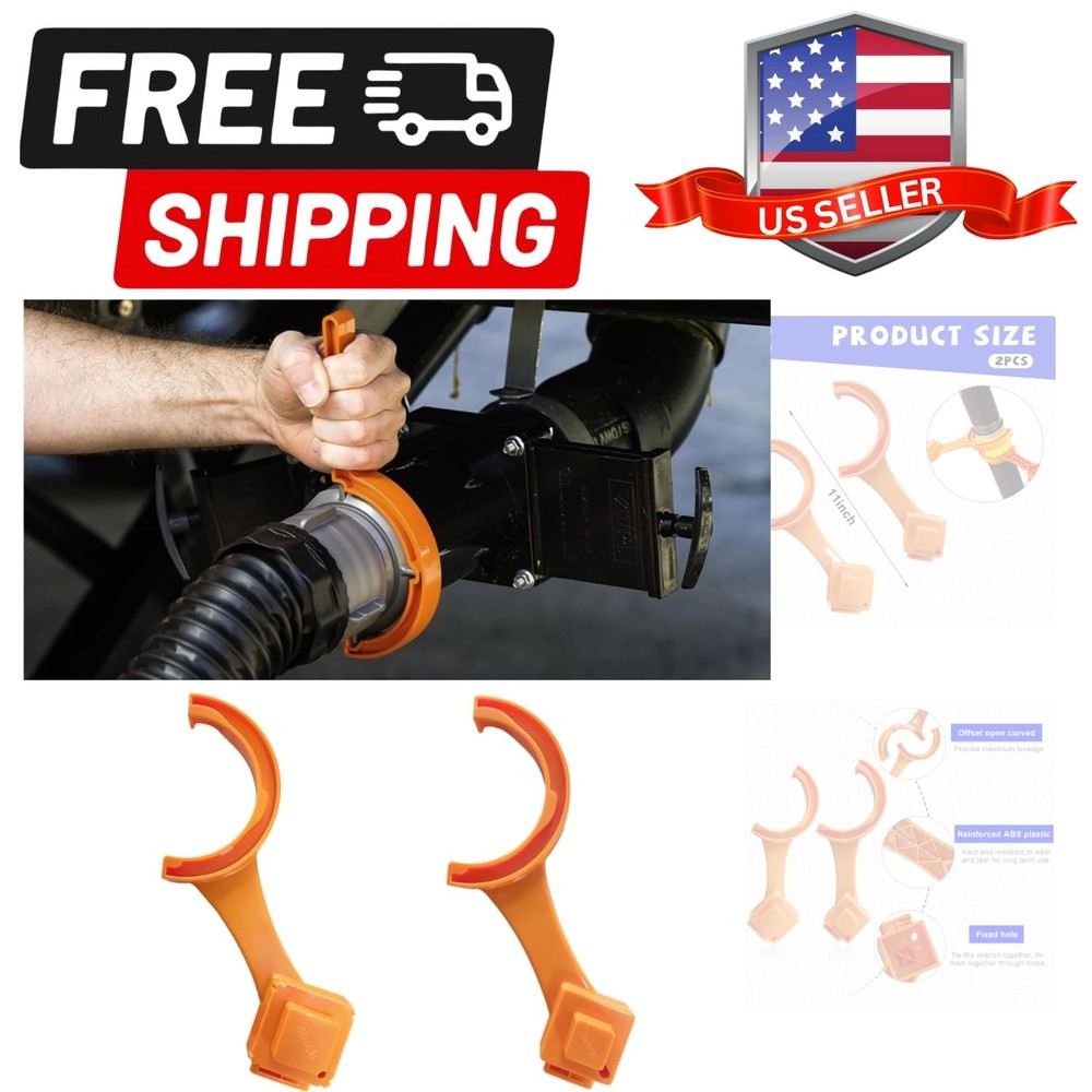 2 PCS , Multi Purpose Fittings Wrench to Connect and Disconnect Sewer Hoses, …