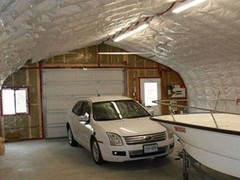 25x20x13 Engineered Steel Building Kit | DuroSPAN Clear-Span Arch with End Walls