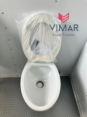 7×14 New Unisex Restroom Trailer, Custom Trailer Manufacturers, Mobile Bathroom