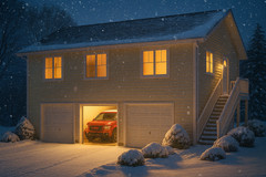 The Big Bend garage CBI wood shell Kit Home Pre-panels del. FREE anywhere USA!!!
