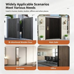Soundless Double Function Entry joint Strong Metal Assembly Easy Mounting