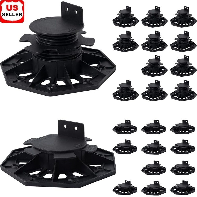 Adjustable Plastic Wood Floor Keels Easy Install Anti-Corrosion Outdoor Use