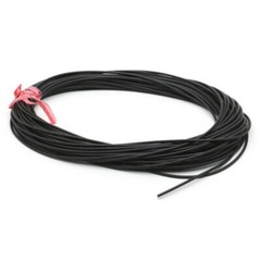 Black Diameter 2mm-15mm O Ring Solid Fluorine Rubber Cord Anti Oil Seal Gasket