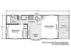 2023 Eagle 14291A by Chariot Eagle 395 sq ft 1 beds 1 baths
