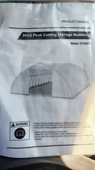 W30’xL65’xH15′ Portable Single Truss Storage Shelter New Building Kit 1950 Sq.Ft