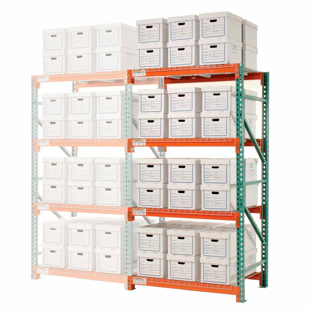 Global Industrial Record Storage Rack Add-On Letter Legal 48″W x 36″D x 96″H