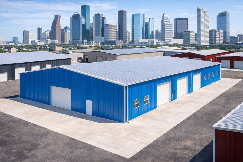 80x150x20 Steel Building Kit | Rigid Frame I-Beam | Commercial Grade