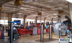 Steel Factory Mfg 60x100x20 Prefab Commercial Building Truck Storage Warehouse