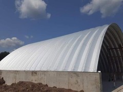 60×120 Quonset Hut – Factory DiRECT with Open Ends in 20 Gauge Steel