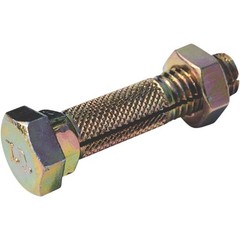 Tie Down 6 In. Zinc Plated Metal Slotted Bolt With Nut (8-Pack) 59131L Tie Down