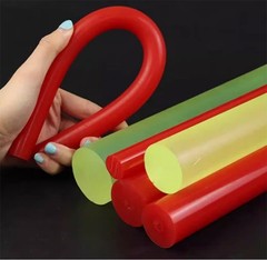 PU Polyurethane Hollow Round Rod Bar Stick Length 500mm Elastic Shock Absorber