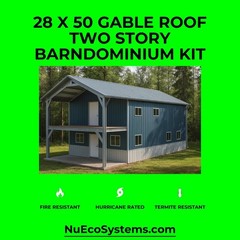Affordable 22′ x 22′ Tall Lightweight Galvanized Steel Garage and Apartment Kit