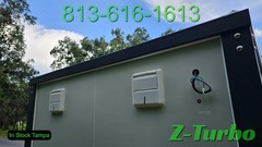 New Double 2 Stall Restroom Portable Toilet Sink Bathroom Job Site Events HD