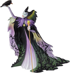 Disney Showcase Maleficent Holding a Staff Botanical Figurine, 9.45 Inch, Multic
