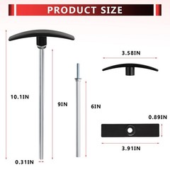 RV WasteValveTube Extension Kit 6″and 9″,rv black water handle…