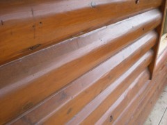 Custom Log Home Cabin with Hand Peeled White Cedar Kit Panelized Construction