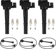 Ignition Coil Pack + Iridium Spark Plugs w/Ignition Wire for 1996-2002 Toyota…