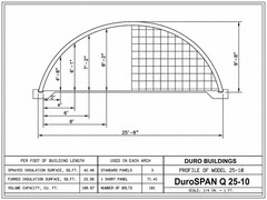 25x20x10 DuroSPAN Conex Box Container Steel Roof Kit Cover Factory DiRECT