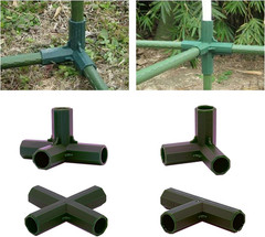 16PC Heavy Duty Greenhouse Frame Connectors for Grape Trellis & Gardening