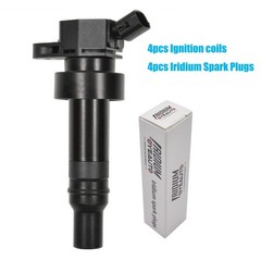 OYEAUTO Ignition Coil Pack Iridium Spark Plug UF652 C1803-4 Compatible with H…