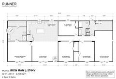 2023 LIVE OAK IRON MAN 4BR/2BA Mobile Home 2254 sq ft All S. E. States-45 Days!