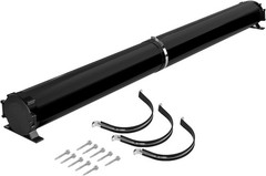 Upgraded RV Adjustable EZ Hose Carrier TR5094BK with Door Cap and Mounting Screw