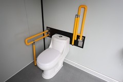 ADA Portable Restroom Handicap Accessible Toilet w/ Sink Light Vent Fan Outdoor
