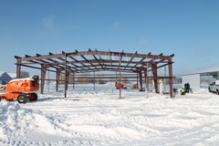 80x100x18 Steel Building Kit | Rigid Frame I-Beam | Auto repair shop