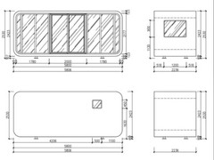 20FT Moon Pod Prefabricated Modular Home Full Bathroom/ Kitchenett Free Shipping