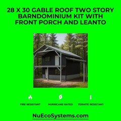 Affordable 22′ x 22′ Tall Lightweight Galvanized Steel Garage and Apartment Kit